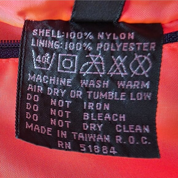 Vintage Patagonia Mens Medium Flux Jacket Windbreaker Reversible Nylon Neon - Picture 13 of 15
